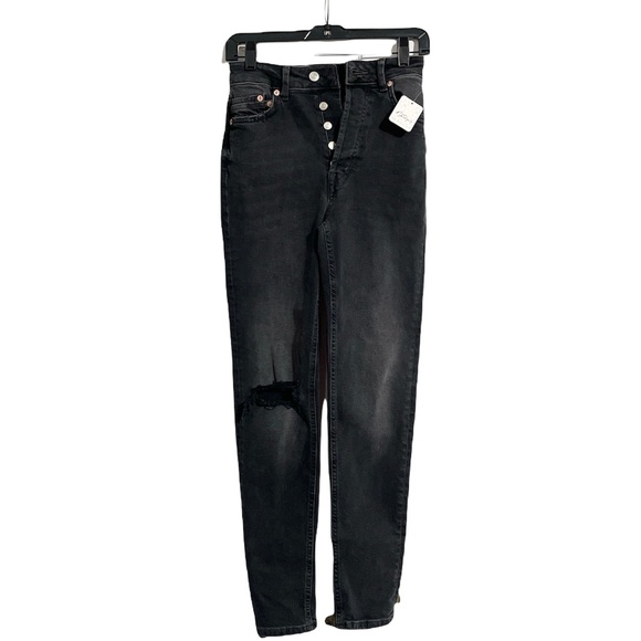 Free People Denim - Free People Black High Rise Jeans